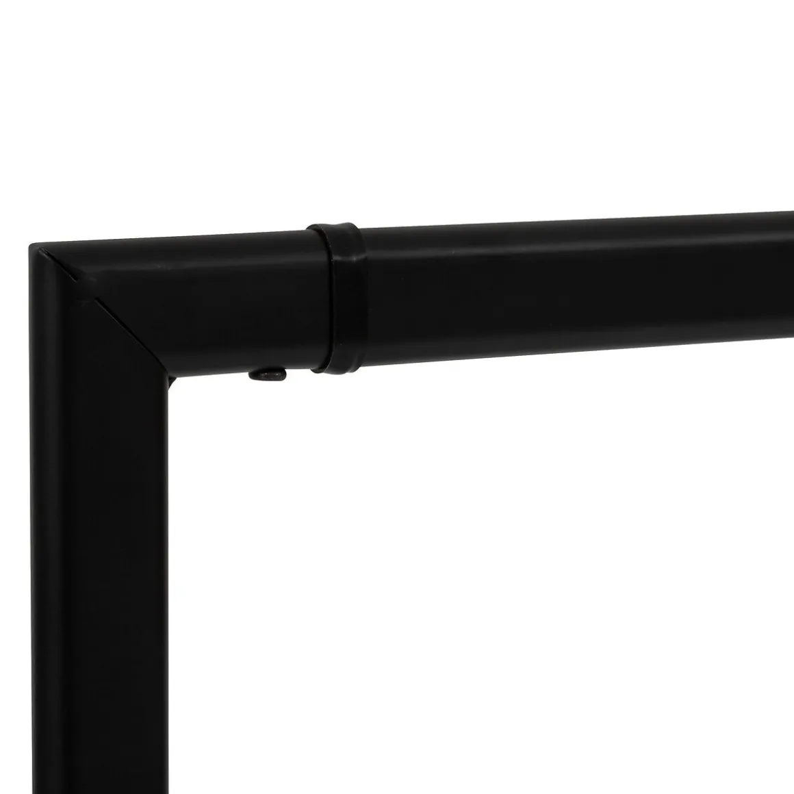 Cavalete duplo ATHENA preto com 2 prateleiras