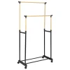 Cavalete em metal branco preto WOODY