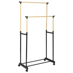 Cavalete em metal branco preto WOODY