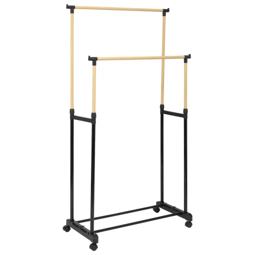 Cavalete em metal branco preto WOODY