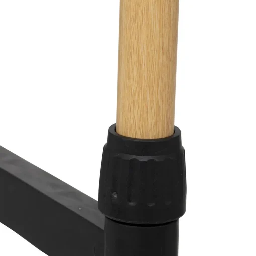 Cavalete em metal branco preto WOODY