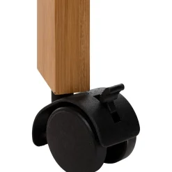 Cavalete simples em bambu com rodas