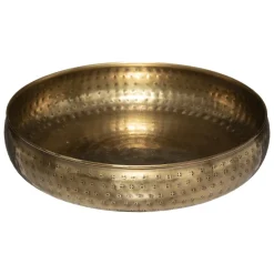 Centro de mesa OASIS dourado martelado 30,5cm