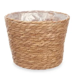 Cesto bege em ráfia 18cm