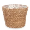 Cesto bege em ráfia 19cm