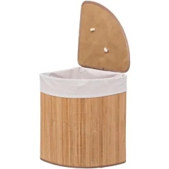 Cesto canto wc bambu 48l