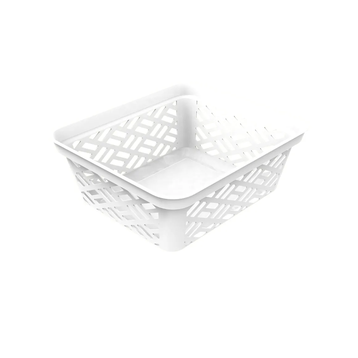 Cesto de arrumação branco alto pequeno