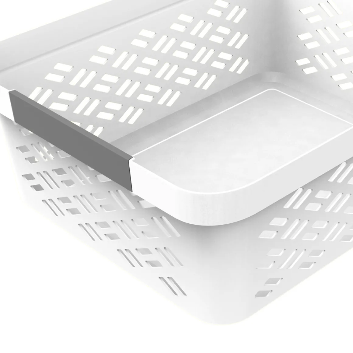 Cesto de arrumação com pega médio