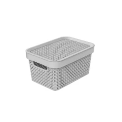 Cesto de arrumação com tampa EZYSTORAGE MODE 18l