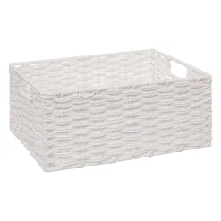 Cesto de arrumação COSTA branco 24x32cm