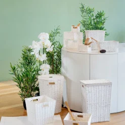 Cesto de arrumação COSTA branco 31cm