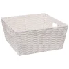 Cesto de arrumação costa branco 31x31cm