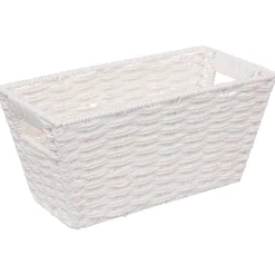 Cesto de arrumação COSTA branco 15x31cm