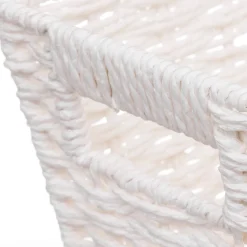 Cesto de arrumação COSTA branco 15x31cm