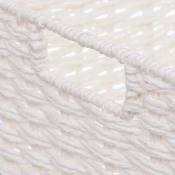 Cesto de arrumação COSTA branco 12x16cm