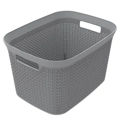 Cesto de arrumação MODE cinza 25l