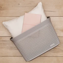 Cesto de arrumação MODE cinza 25l