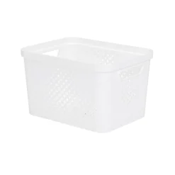 Cesto de arrumação PIXEL branco 16l