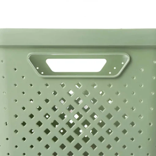 Cesto de arrumação PIXEL verde 16l