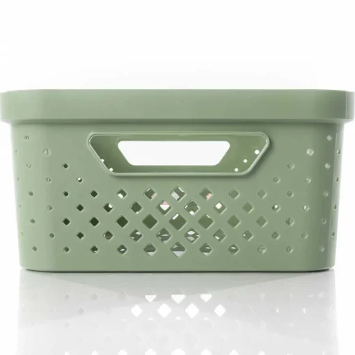 Cesto de arrumação PIXEL verde 11l