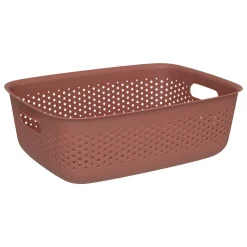 Cesto de arrumação TILA terracota 10l
