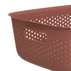 Cesto de arrumação TILA terracota 10l