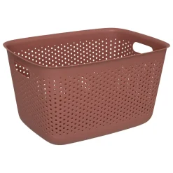 Cesto de arrumação TILA terracota 17l