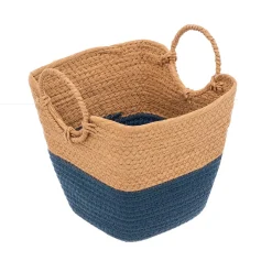 Cesto de arrumação wc SOLAR azul petróleo 29,5cm