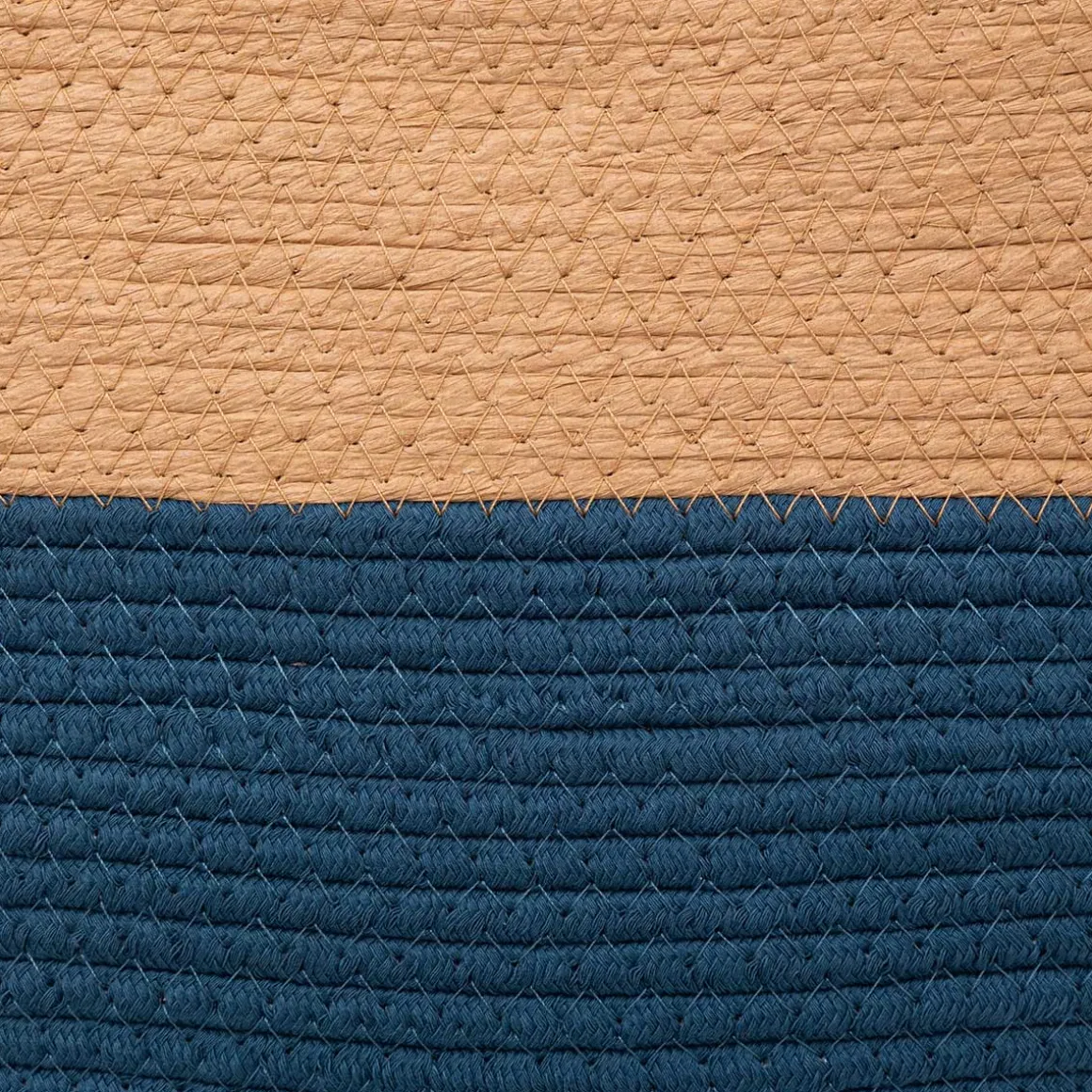 Cesto de arrumação wc SOLAR azul petróleo 25cm