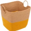 Cesto de arrumação wc SOLAR ocre 36cm