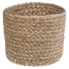 Cesto de juta 10x12cm bege