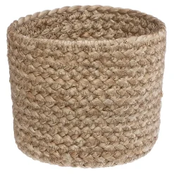 Cesto de juta 10x12cm bege
