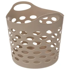 Cesto de roupa bege 28l