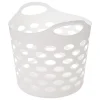 Cesto de roupa branco 28l