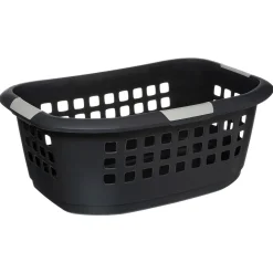 Cesto de roupa cinza escuro 51l
