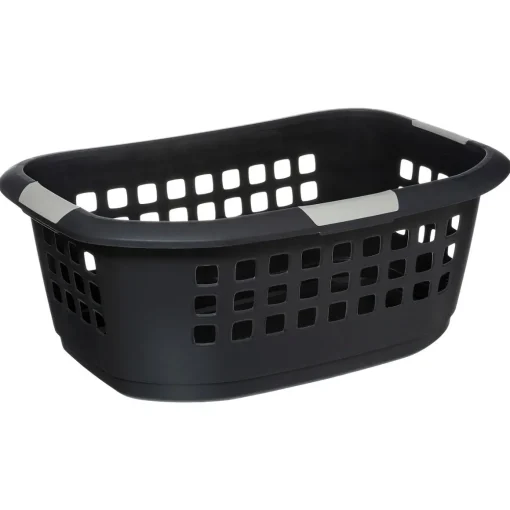 Cesto de roupa cinza escuro 51l
