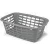 Cesto de roupa cinza 40l