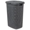 Cesto de roupa com tampa 60l
