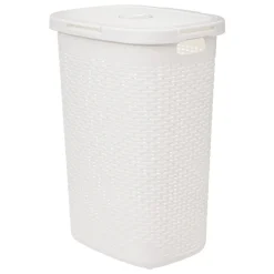Cesto de roupa com tampa 60l