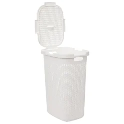 Cesto de roupa com tampa 60l