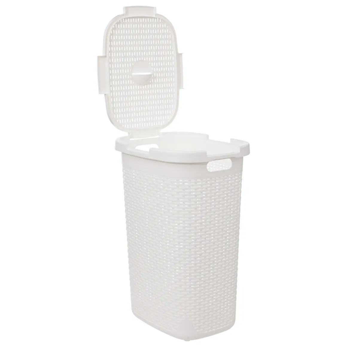 Cesto de roupa com tampa 60l