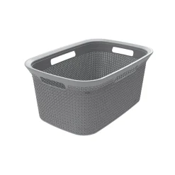 Cesto de roupa MODE cinza 45l