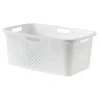Cesto de roupa PIXEL branco 40l