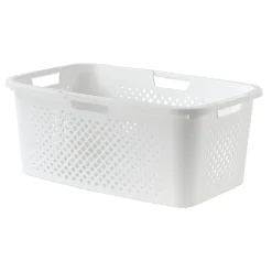 Cesto de roupa PIXEL branco 40l
