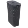 Cesto de roupa slim com tampa 40l
