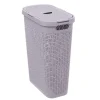 Cesto de roupa slim com tampa 40l