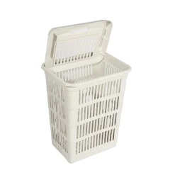 Cesto de roupa wc branco SAND com tampa