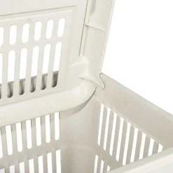 Cesto de roupa wc branco SAND com tampa