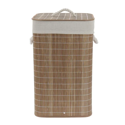 Cesto de roupa wc em bambu