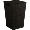 Cesto de roupa wc preto